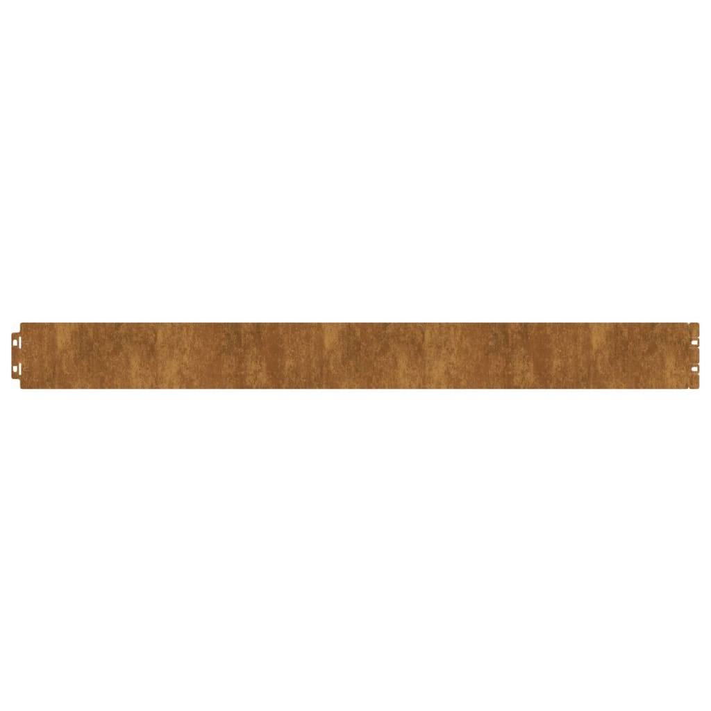 Nurmikonreunukset 50 Kpl 10X103 Cm Joustava Corten-Teräs