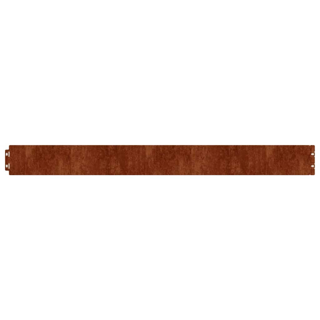 Nurmikonreunukset 50 Kpl 10X103 Cm Joustava Corten-Teräs