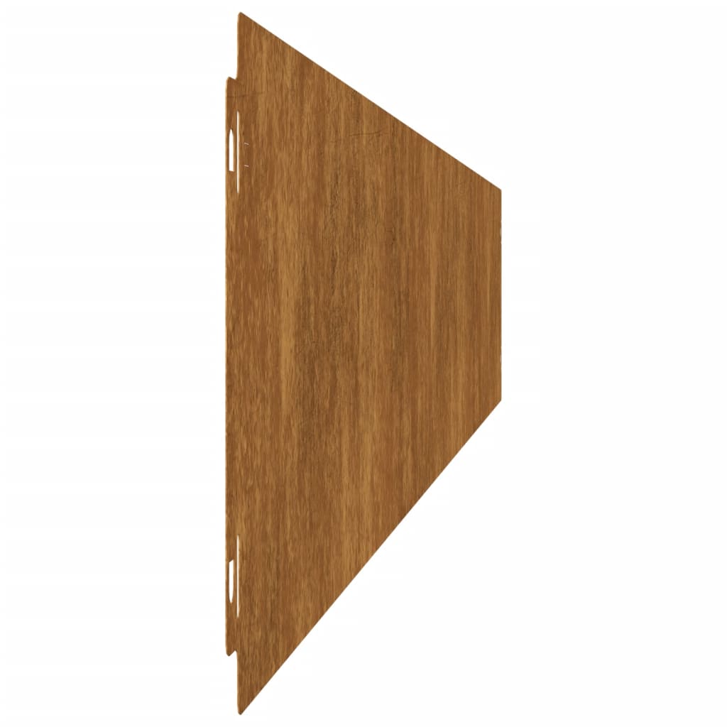 Nurmikonreunukset 50 Kpl 15X103 Cm Joustava Corten-Teräs