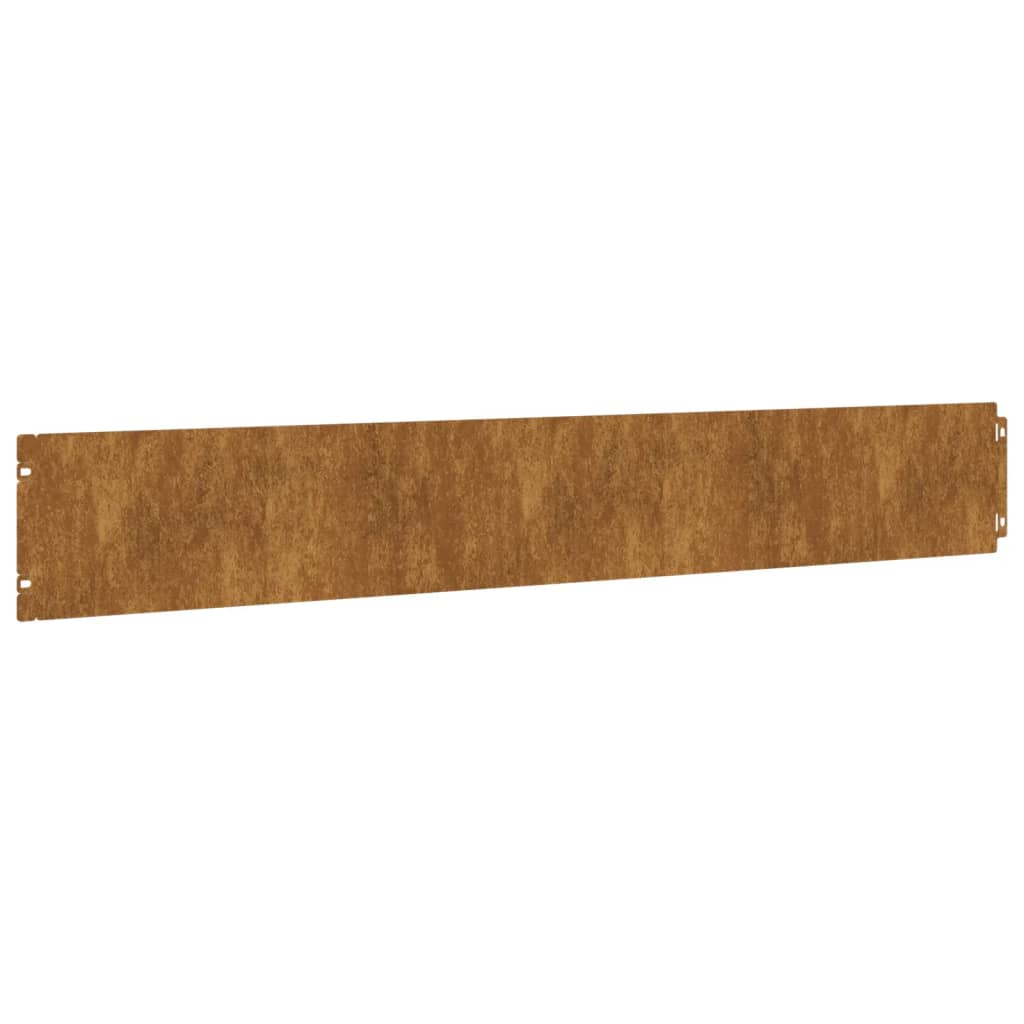 Nurmikonreunukset 50 Kpl 15X103 Cm Joustava Corten-Teräs