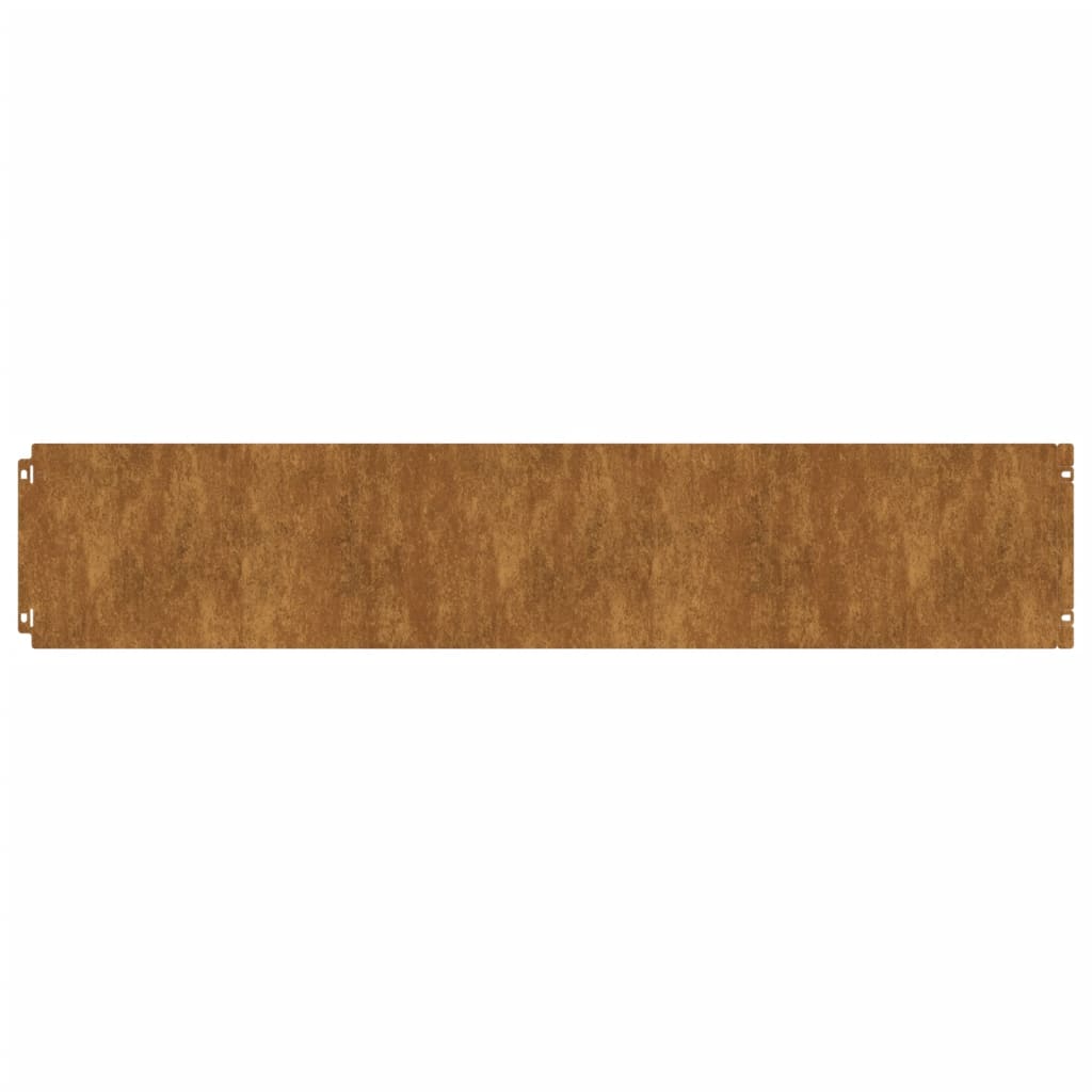 Nurmikonreunukset 10 Kpl 20X103 Cm Joustava Corten-Teräs