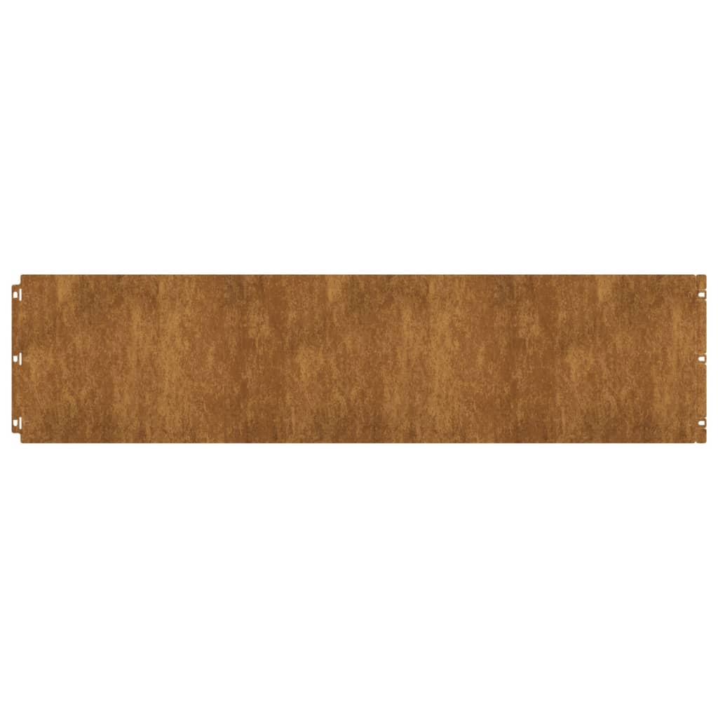 Nurmikonreunukset 10 Kpl 25X103 Cm Joustava Corten-Teräs