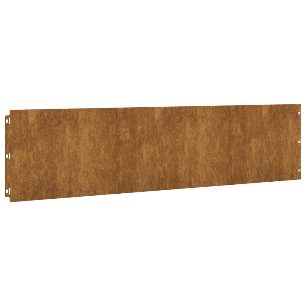Nurmikonreunukset 10 Kpl 25X103 Cm Joustava Corten-Teräs