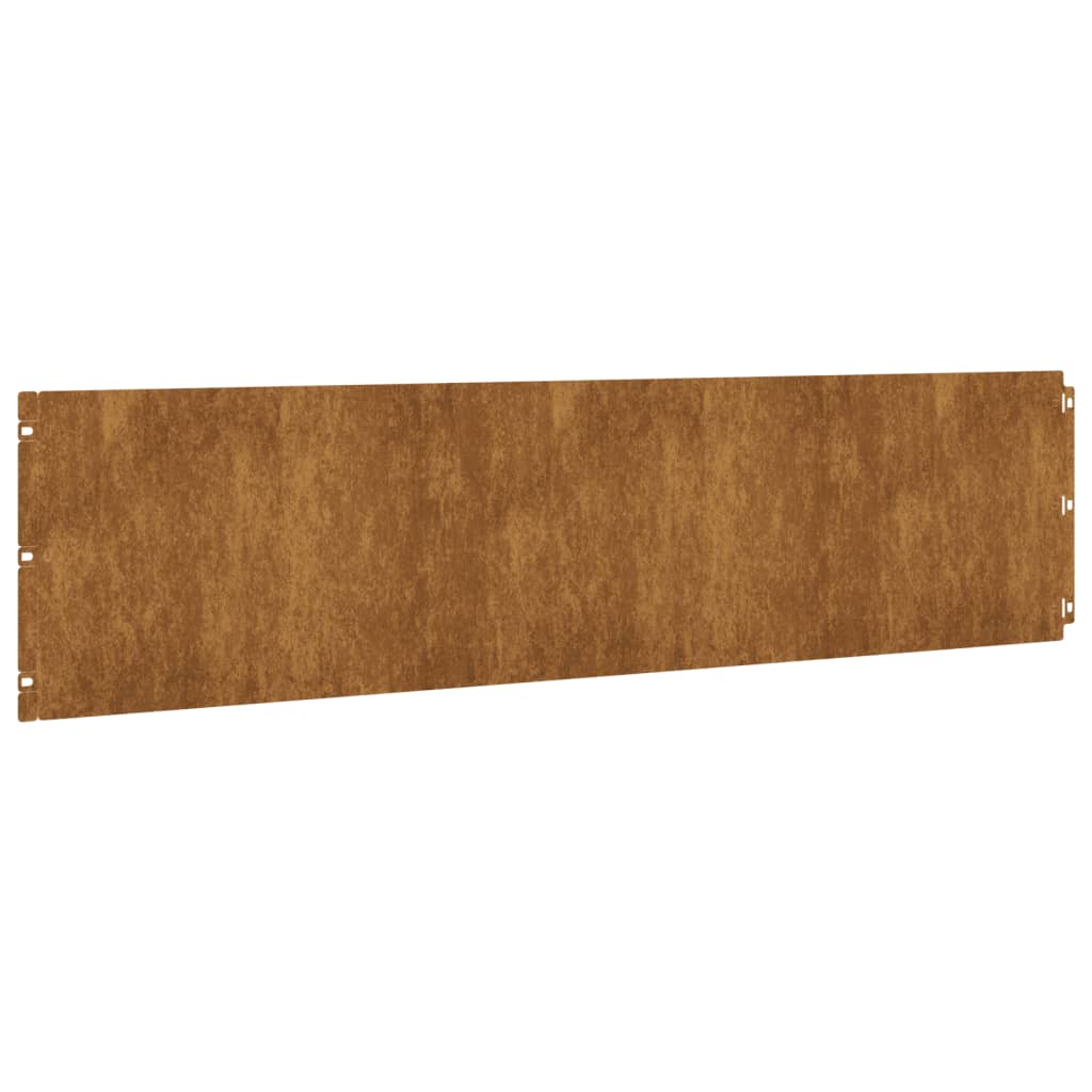 Nurmikonreunukset 10 Kpl 25X103 Cm Joustava Corten-Teräs