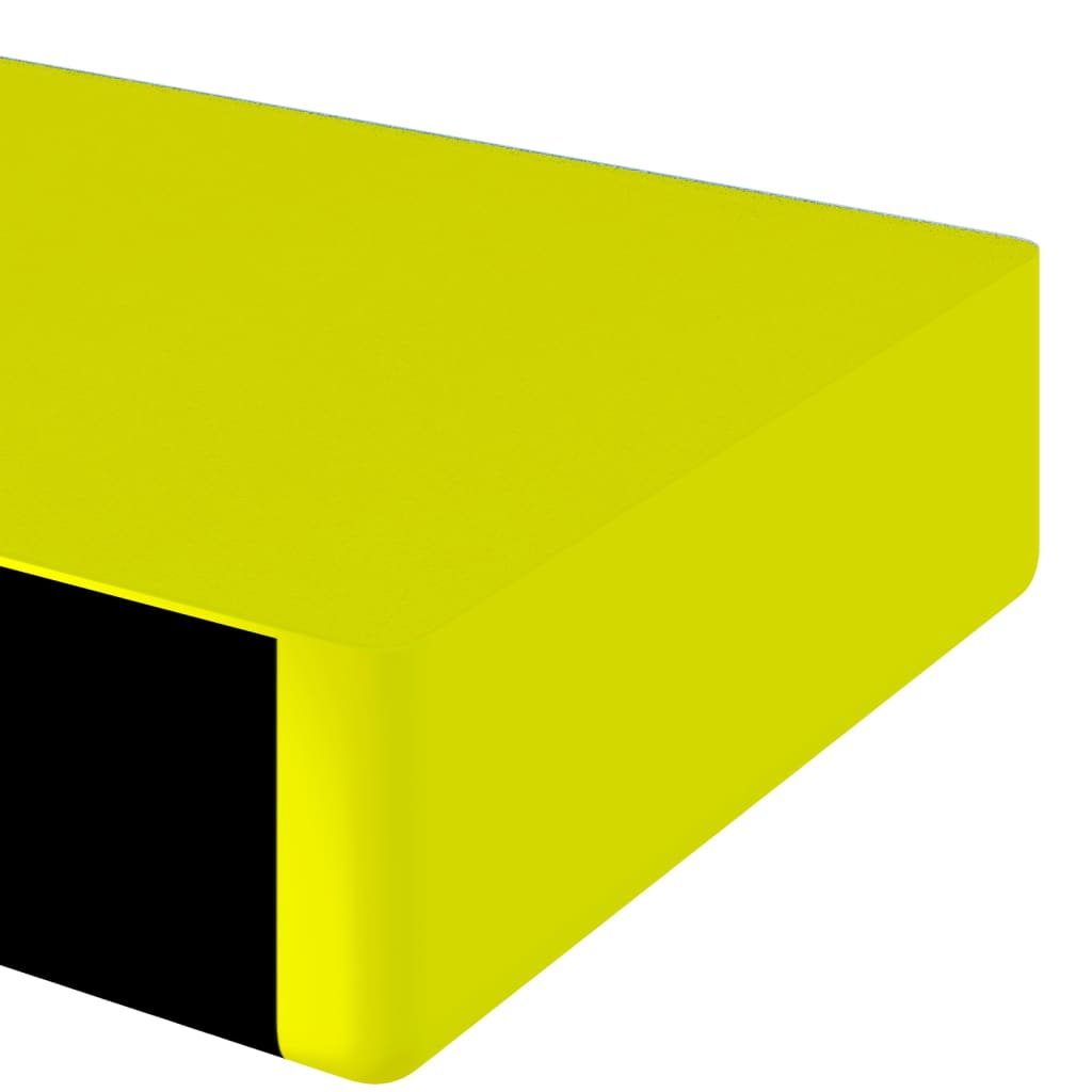 Kulmasuojat 2 Kpl Keltainen Ja Musta 6X2X101,5 Cm Pu