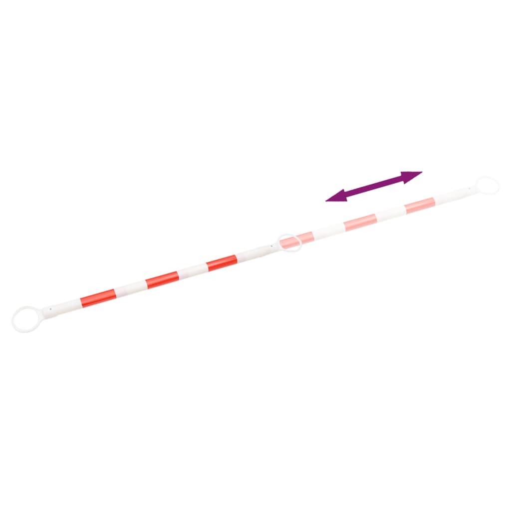 Sisäänvedettävät Liikennekartion Tangot 10 Kpl Abs 116-197 Cm