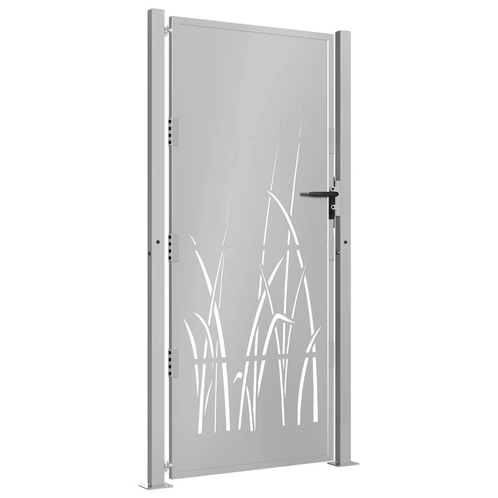 Puutarhan Portti 100X175 Cm Corten-Teräs Ruohokuvio
