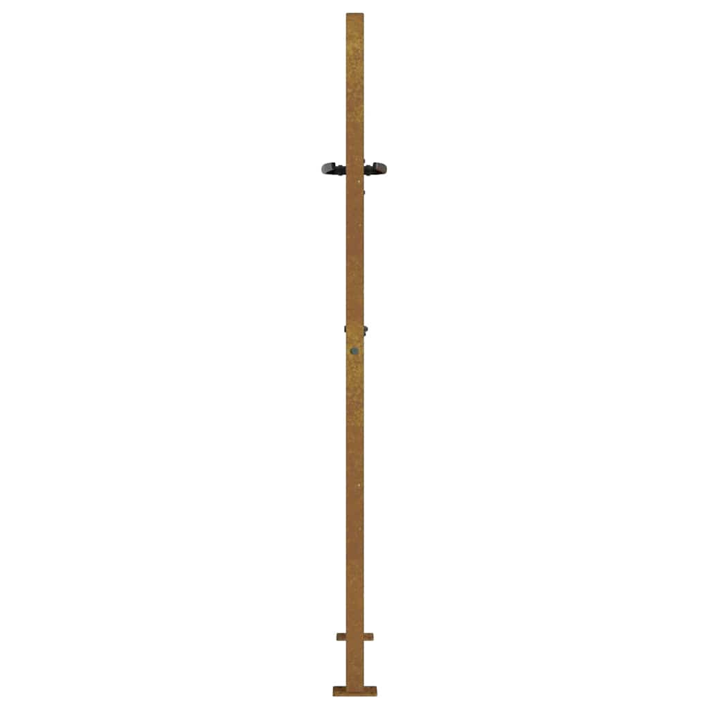 Puutarhaportti 100X150 Cm Corten-Teräs Neliönmuotoinen