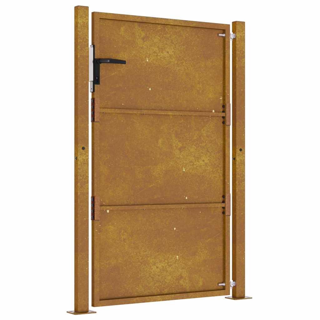 Puutarhaportti 100X125 Cm Corten-Teräs