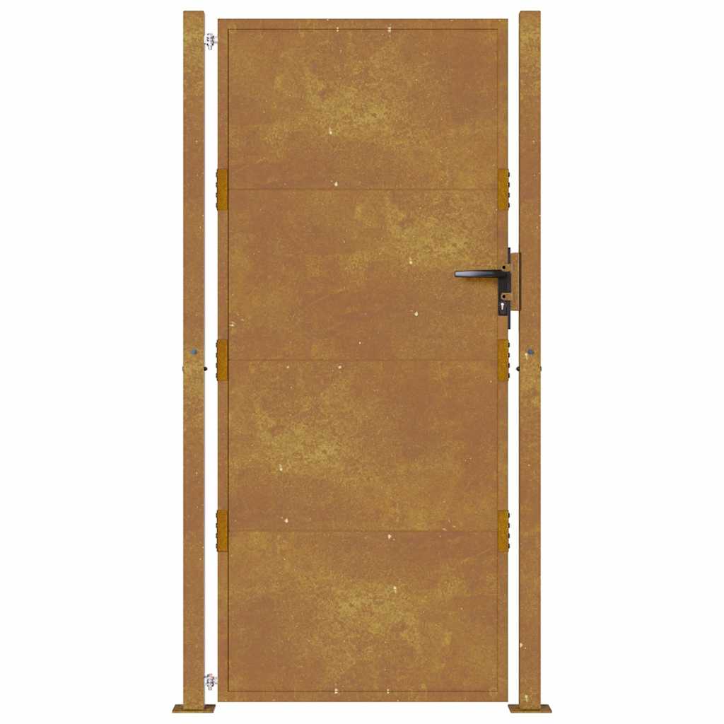 Puutarhaportti 100X175 Cm Corten-Teräs