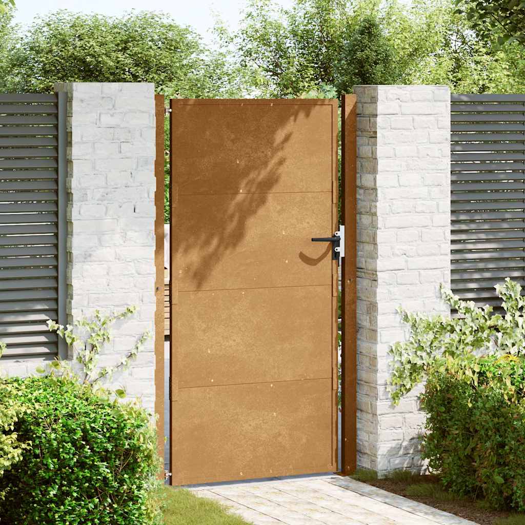 Puutarhaportti 100X200 Cm Corten-Teräs
