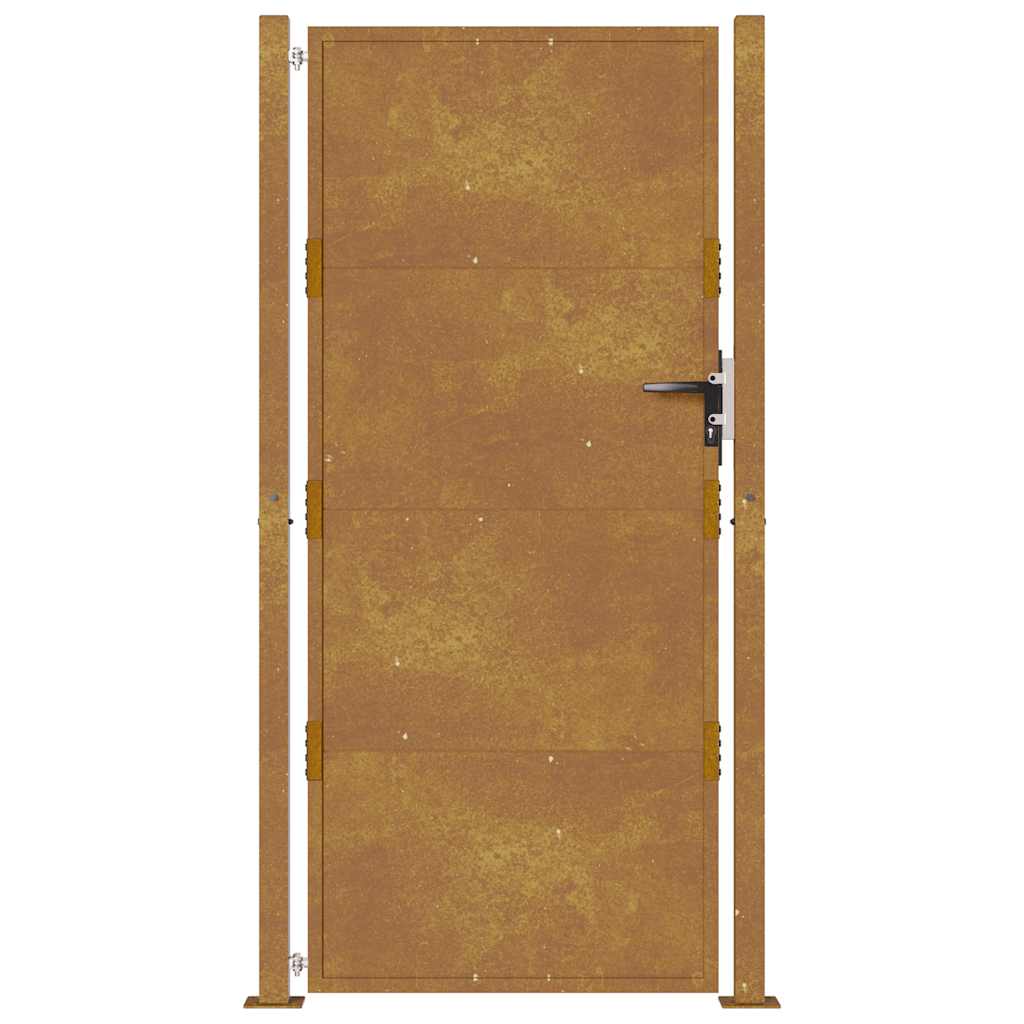 Puutarhaportti 100X200 Cm Corten-Teräs