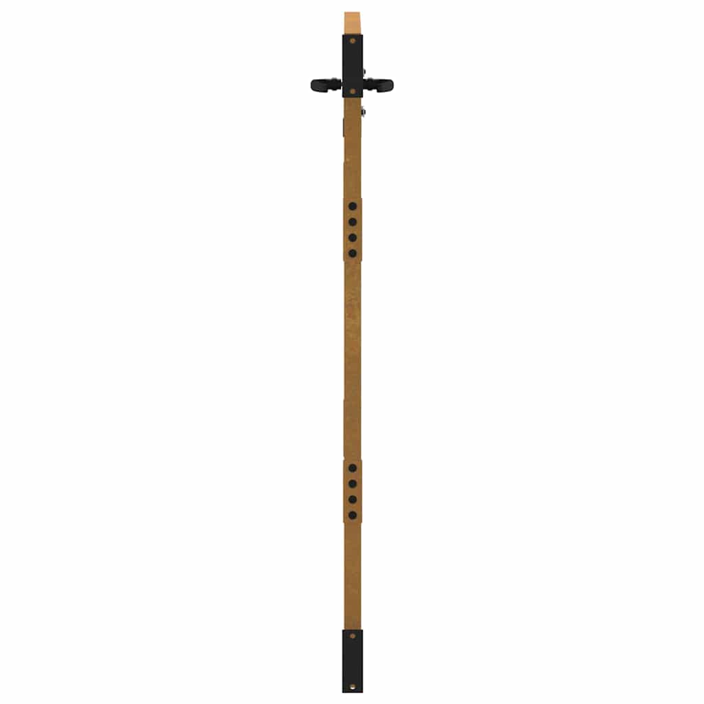 Puutarhaportti 85X125 Cm Corten-Teräs Ruohokuvio