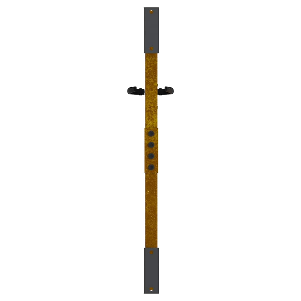 Puutarhaportti 85X100 Cm Corten-Teräs Bambukuvio
