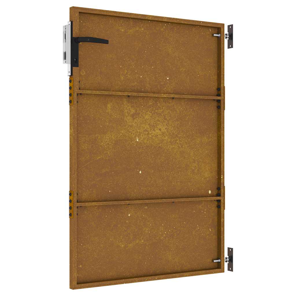 Puutarhaportti 85X125 Cm Corten-Teräs