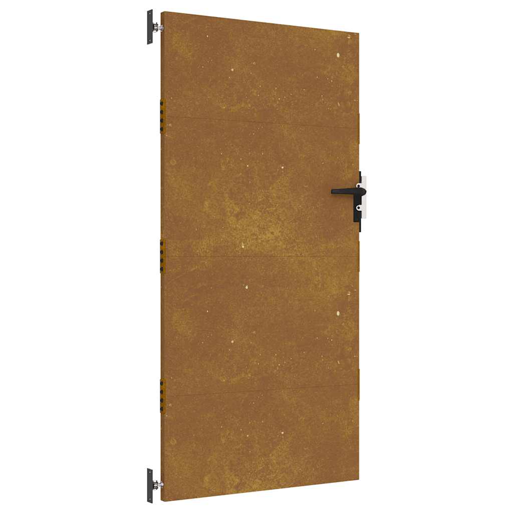 Puutarhaportti 85X200 Cm Corten-Teräs