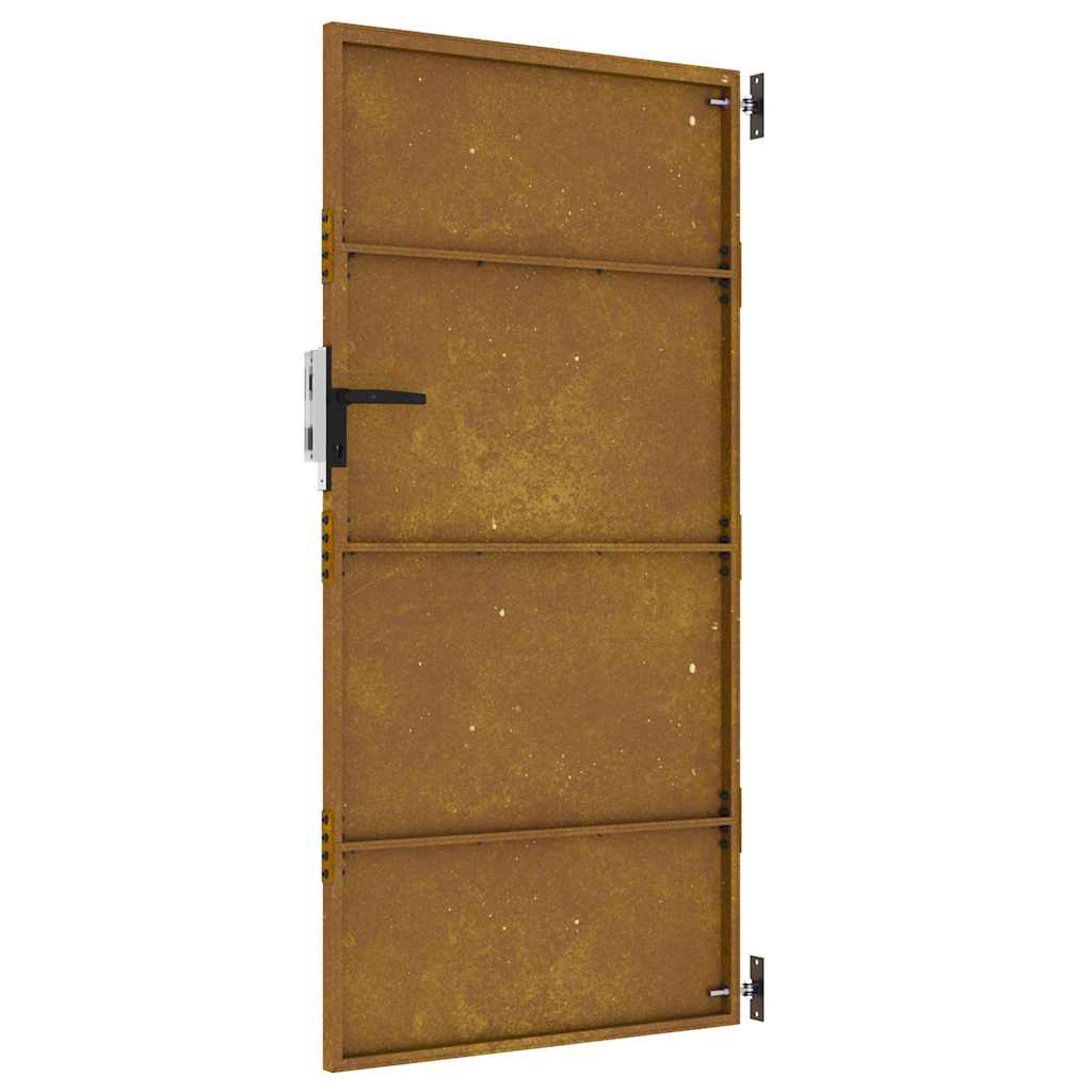 Puutarhaportti 85X200 Cm Corten-Teräs