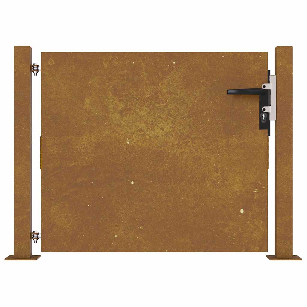 Puutarhaportti 100X75 Cm Corten-Teräs