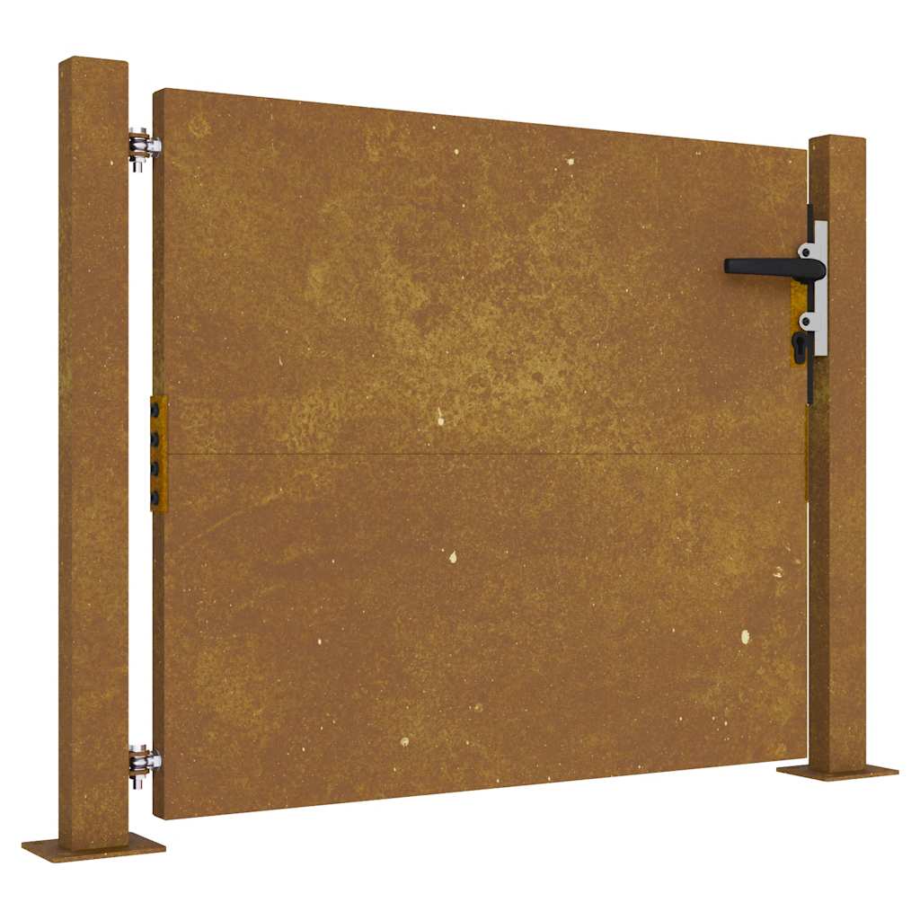 Puutarhaportti 100X100 Cm Corten-Teräs