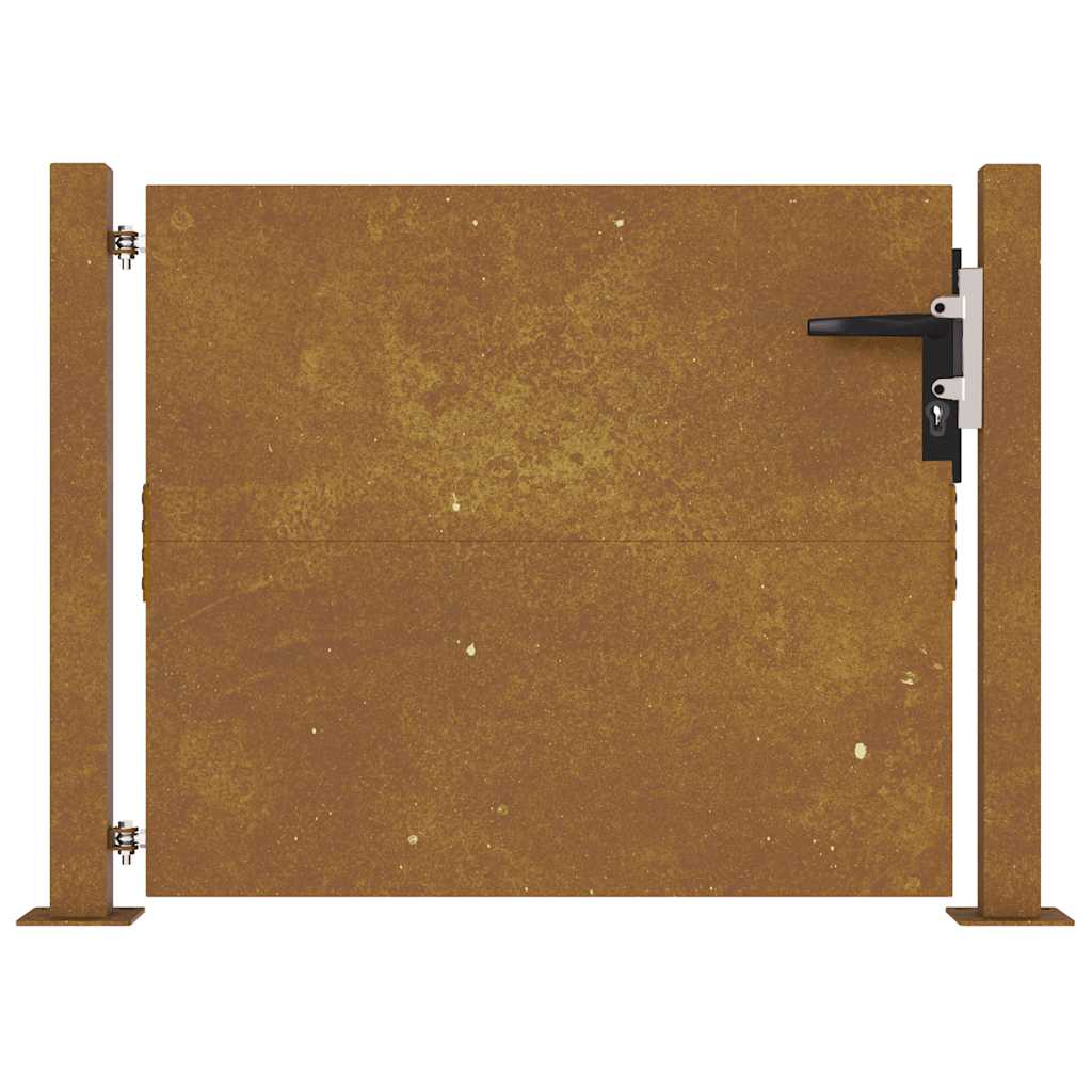 Puutarhaportti 100X100 Cm Corten-Teräs