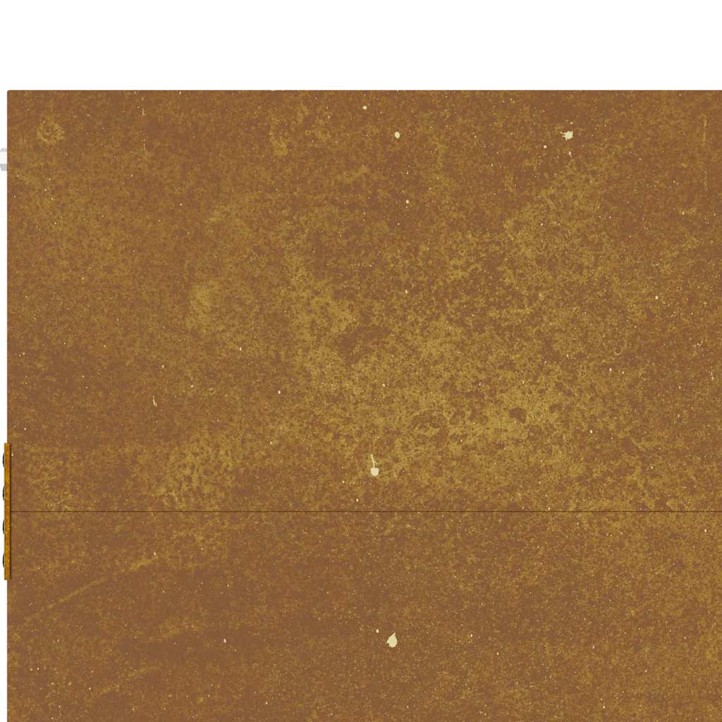 Puutarhaportti 100X100 Cm Corten-Teräs