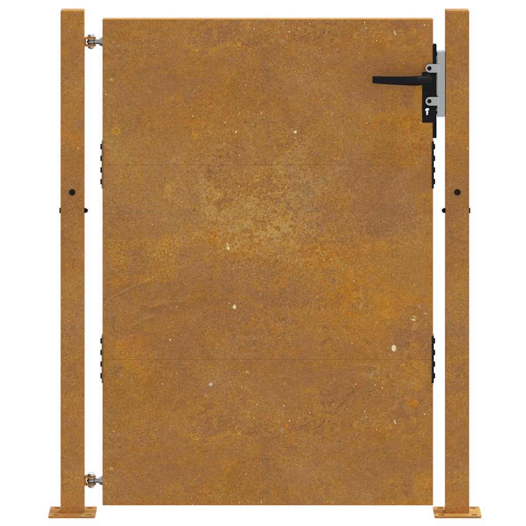 Puutarhaportti 100X125 Cm Corten-Teräs