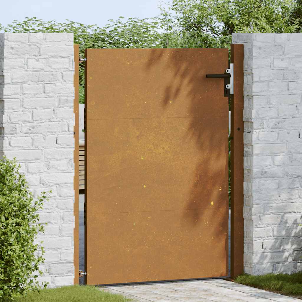 Puutarhaportti 100X150 Cm Corten-Teräs