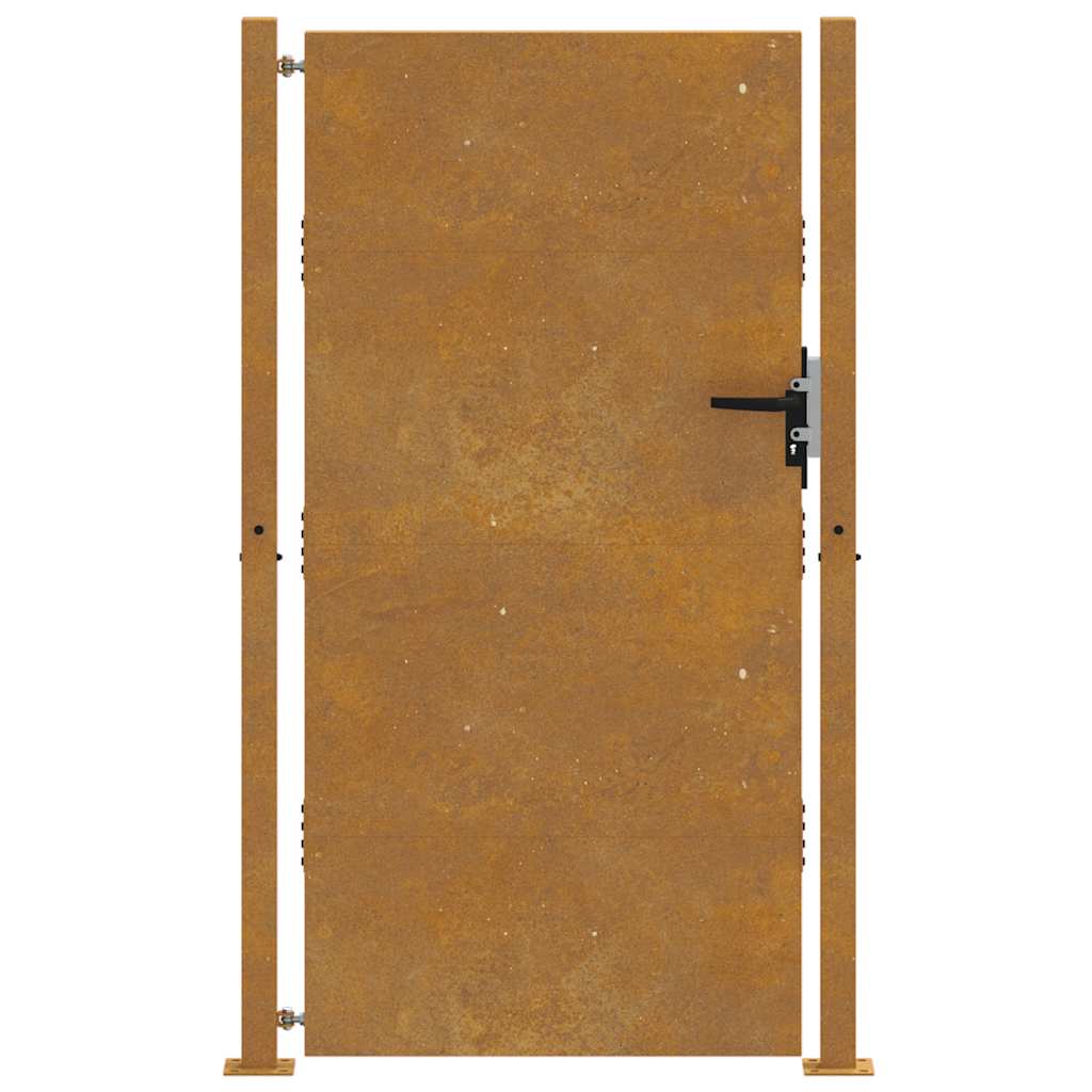 Puutarhaportti 100X175 Cm Corten-Teräs
