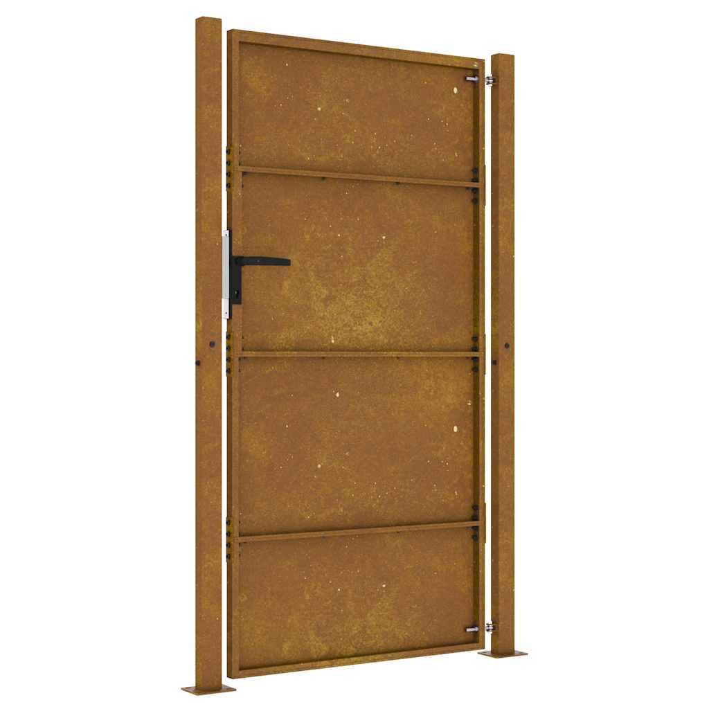 Puutarhaportti 100X175 Cm Corten-Teräs