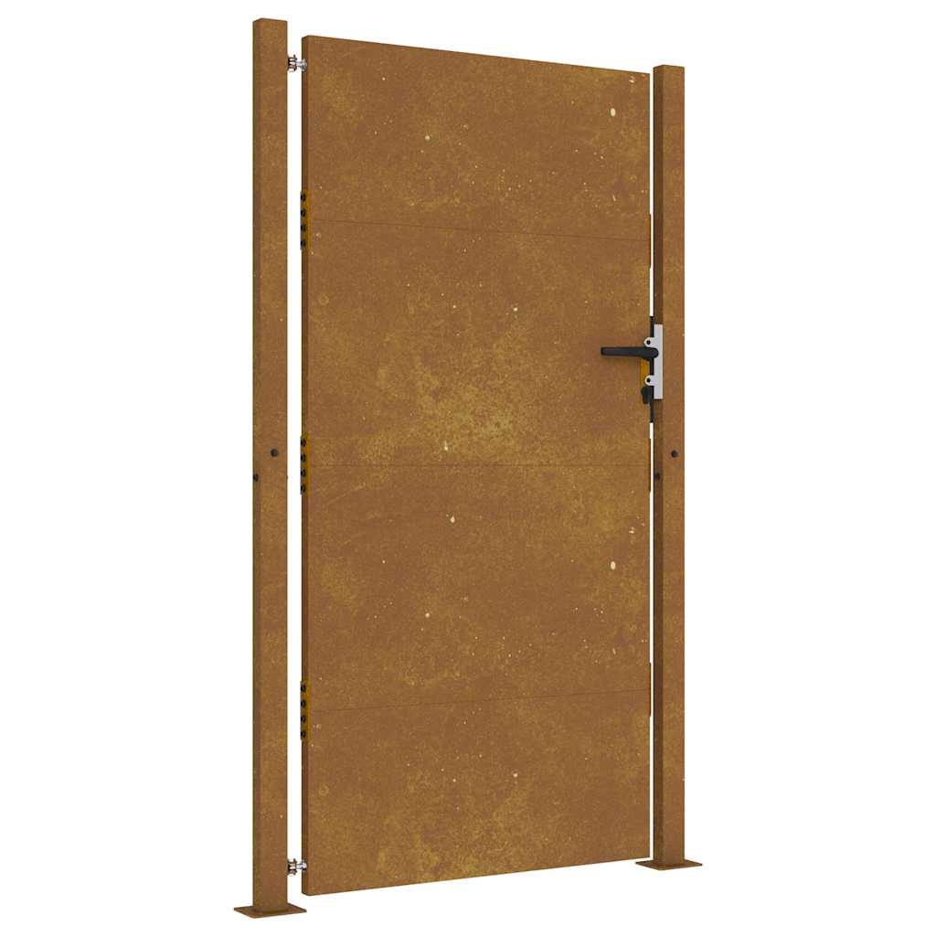 Puutarhaportti 100X200 Cm Corten-Teräs