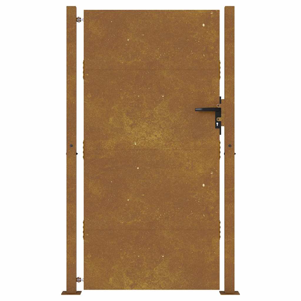 Puutarhaportti 100X200 Cm Corten-Teräs