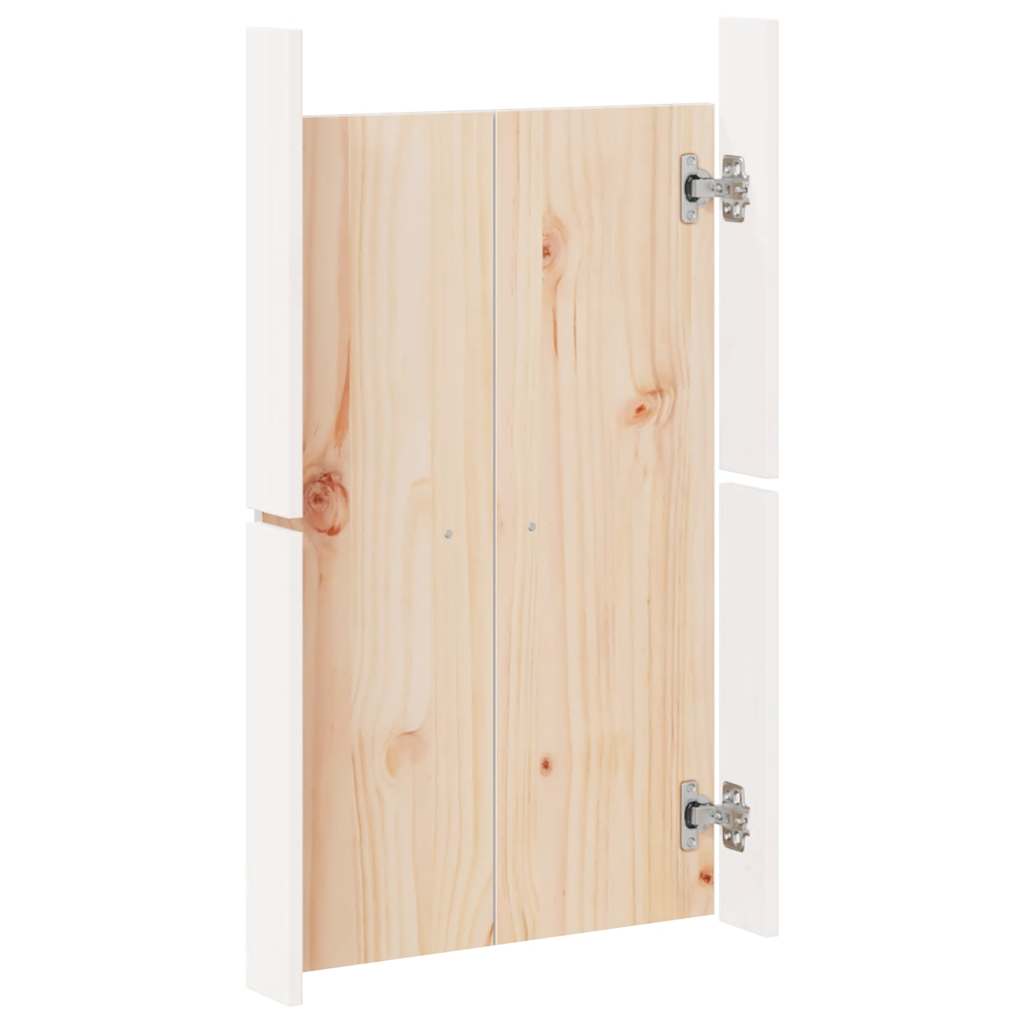 Ulkokeittiökaapin Ovet Meppel Valkoinen 50X9X82 Cm Täysi Mänty
