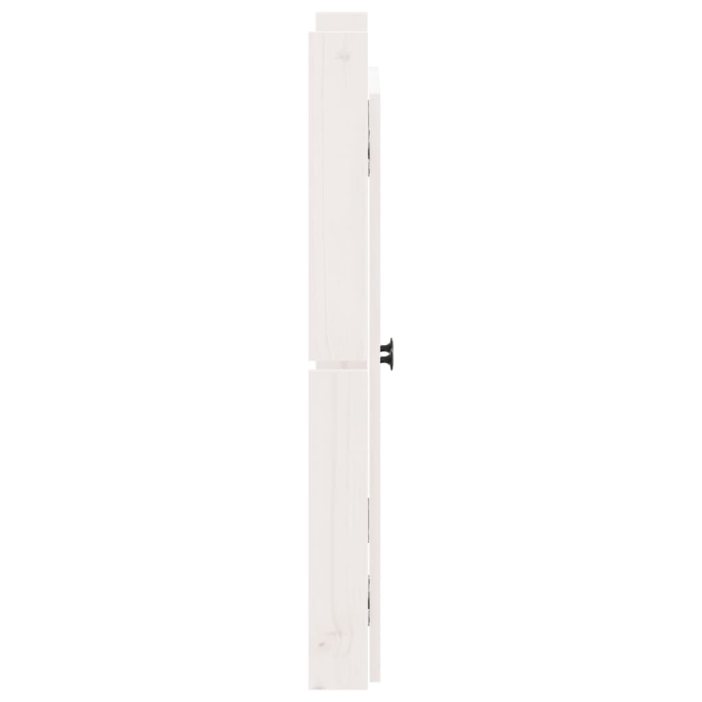 Ulkokeittiökaapin Ovet Meppel 2 Kpl Valkoinen 50X9X82 Cm Täysi Mänty