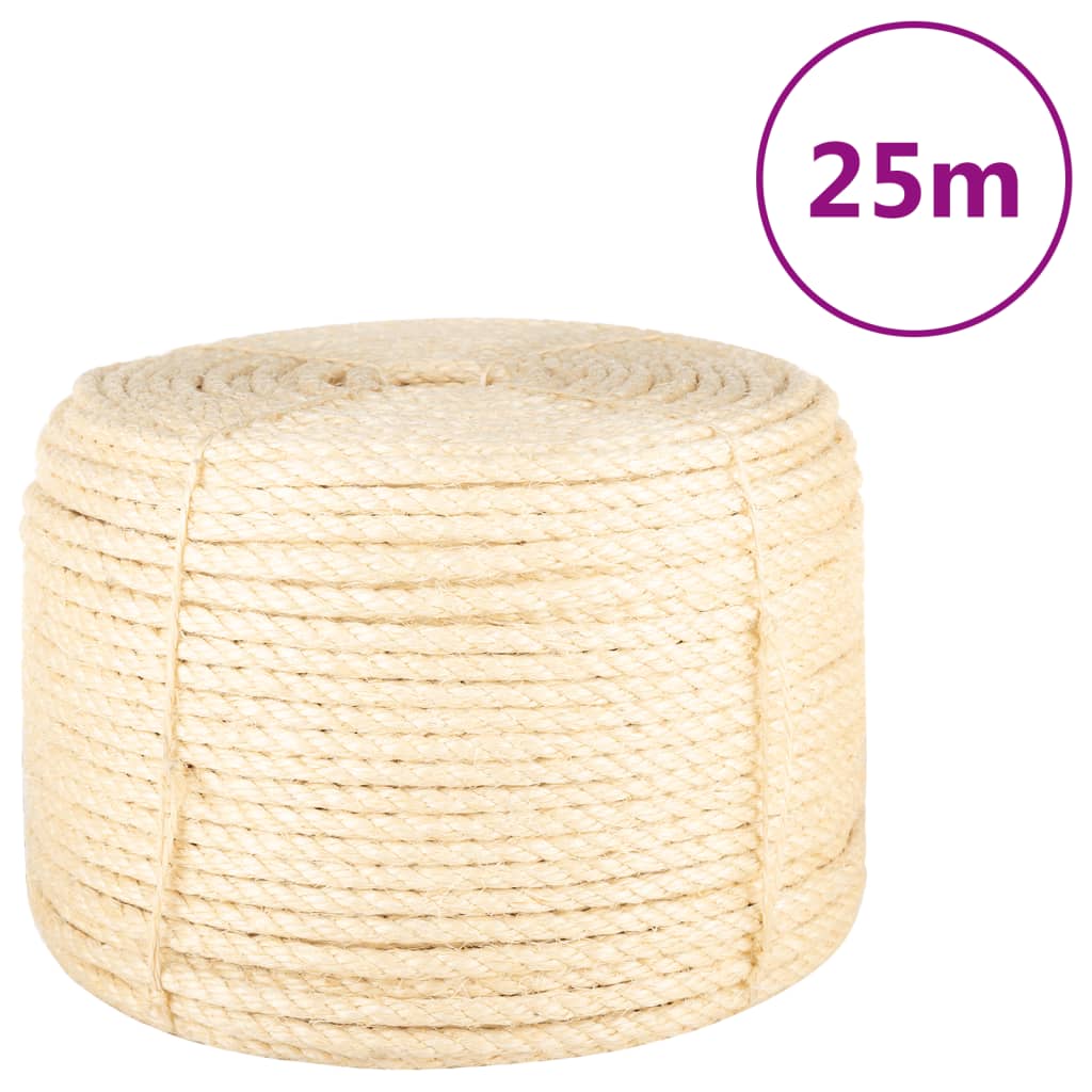 Köysi 100 % Sisal 12 Mm 25 M