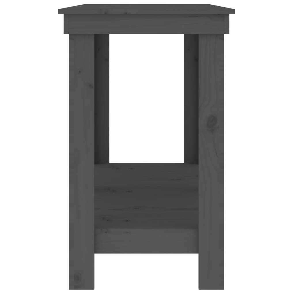 Työpenkki Harmaa 140X50X80 Cm Täysi Mänty