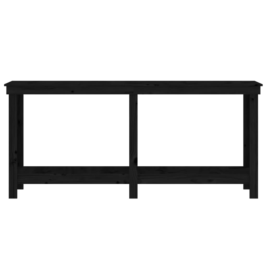 Työpenkki Musta 180X50X80 Cm Täysi Mänty