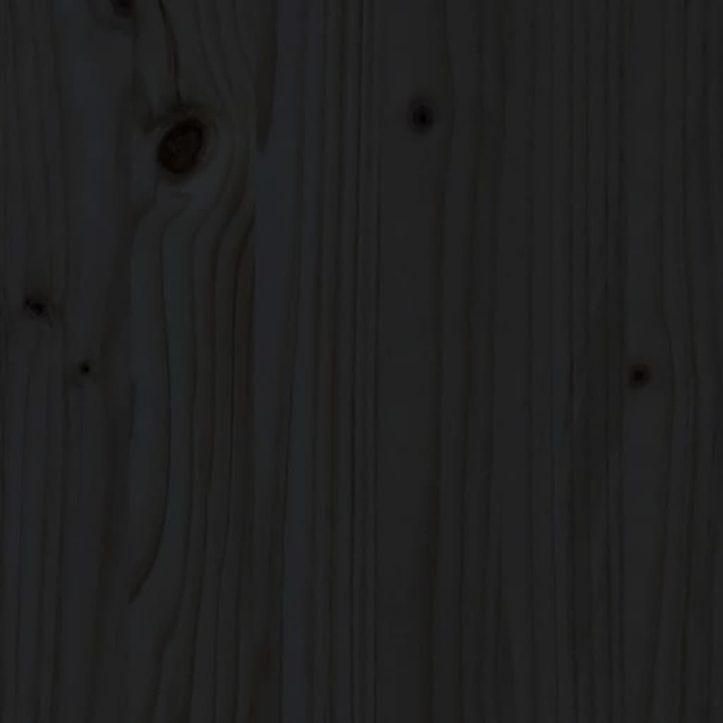 Työpenkki Musta 180X50X80 Cm Täysi Mänty