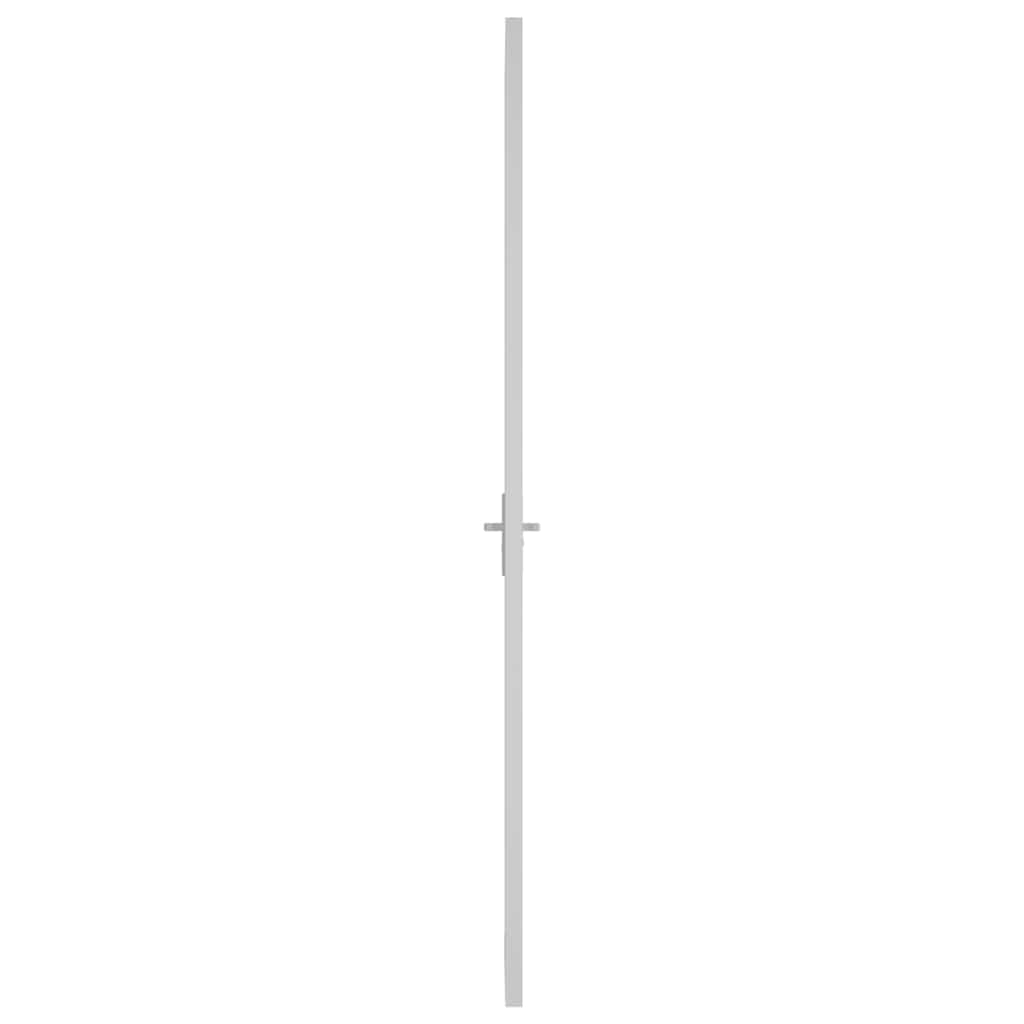 Sisäovi 83X201,5 Cm Valkoinen Esg-Lasi Ja Alumiini