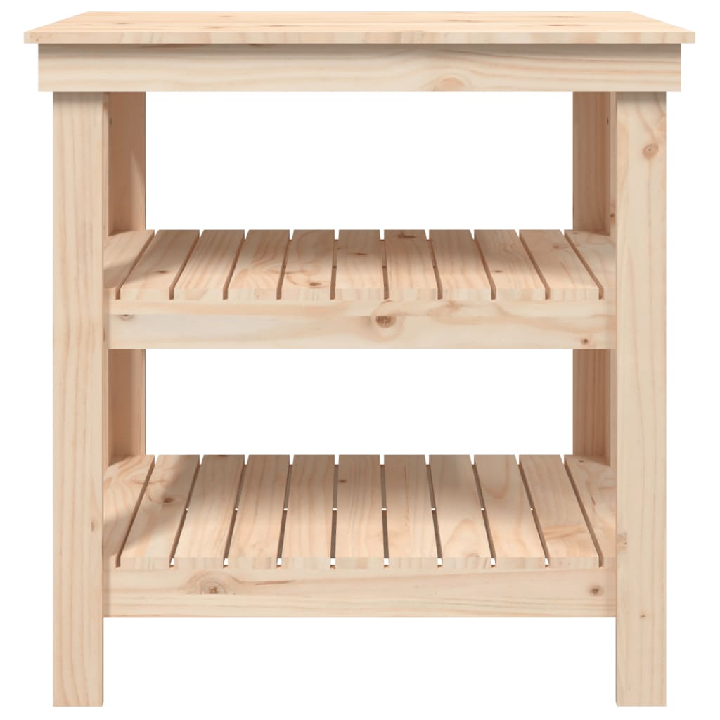 Työpenkki 78,5X50X80 Cm Täysi Mänty