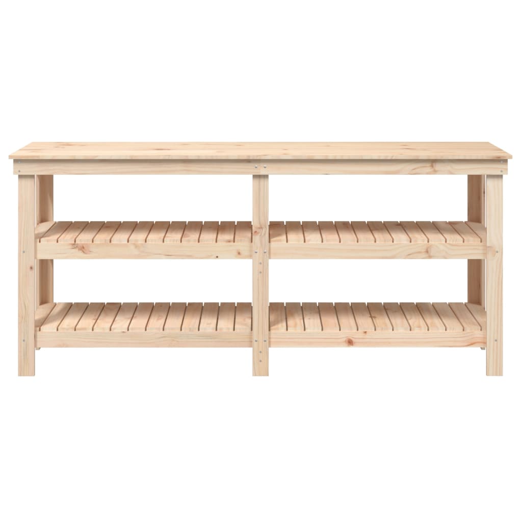 Työpenkki 181X50X80 Cm Täysi Mänty