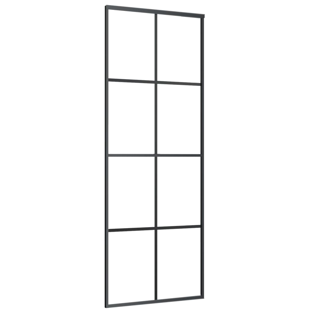 Liukuovi Asennustarvikkeilla 76X205 Cm Esg Lasi Ja Alumiini