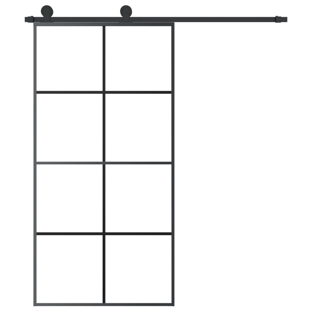 Liukuovi Asennustarvikkeilla 102,5X205 Cm Esg Lasi Ja Alumiini