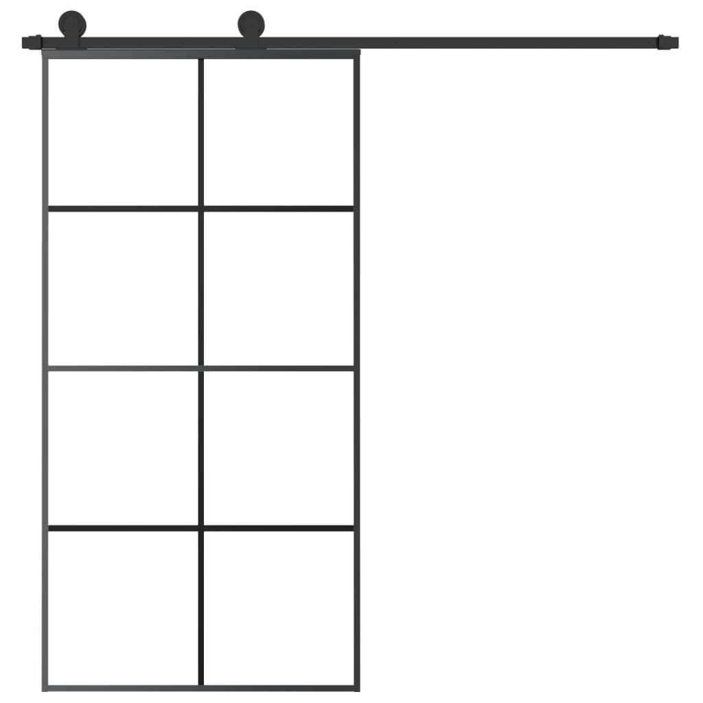 Liukuovi Asennustarvikkeilla 102,5X205 Cm Esg Lasi Ja Alumiini