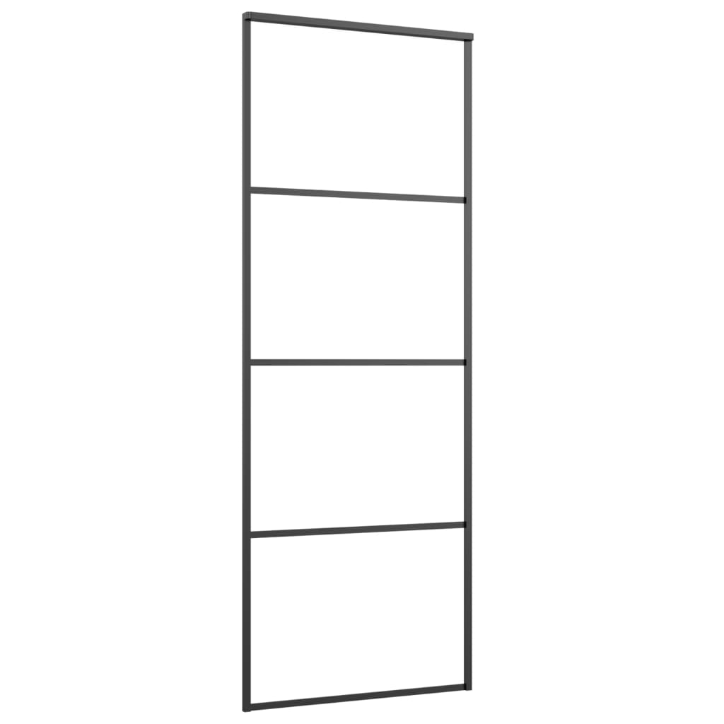 Liukuovi Asennustarvikkeilla 76X205 Cm Esg Lasi Ja Alumiini
