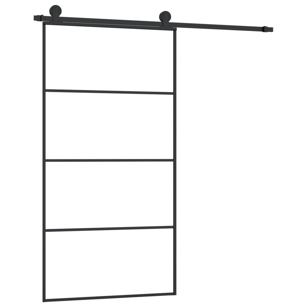 Liukuovi Asennustarvikkeilla 102,5X205 Cm Esg Lasi Ja Alumiini