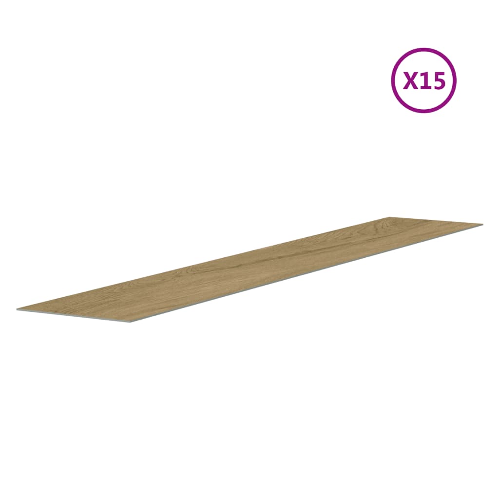 Seinäpaneelit Puutyyli Ruskea Pvc 2,06 M²