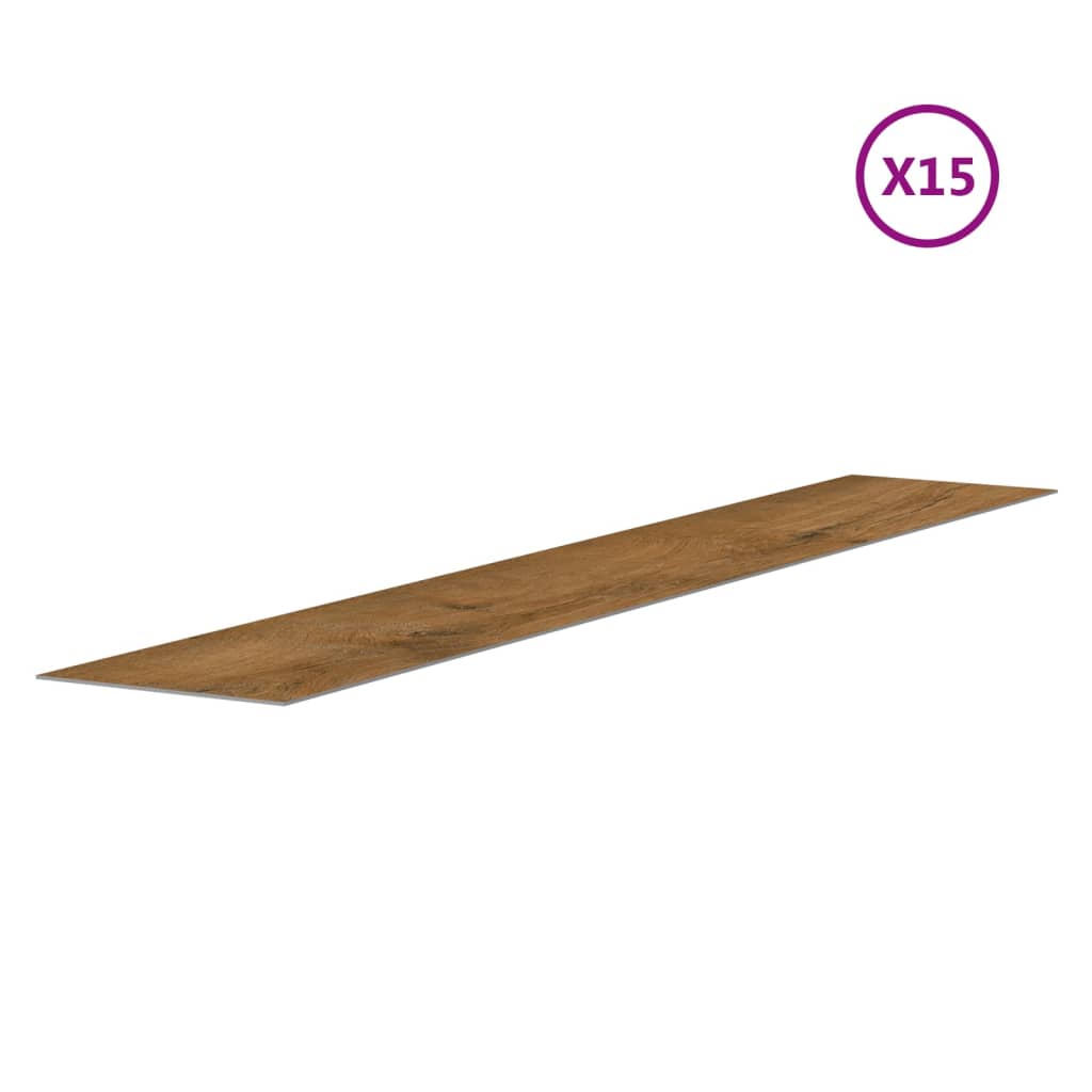 Seinäpaneelit Puutyyli Ruskea Pvc 2,06 M²