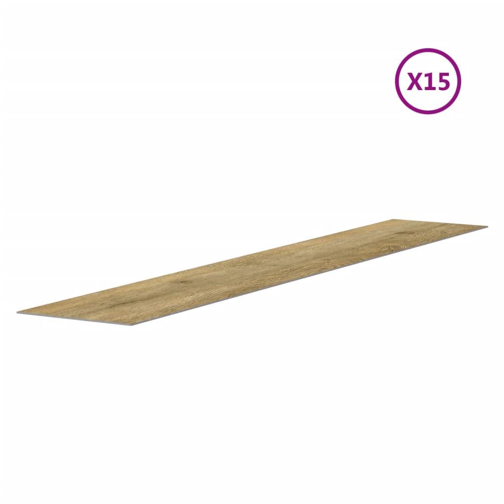 Seinäpaneelit Puutyyli Ruskea Pvc 2,06 M²