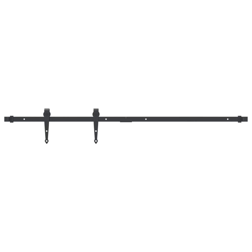 Mini Liukuovisarja Kaappiin Musta 122 Cm Hiiliteräs