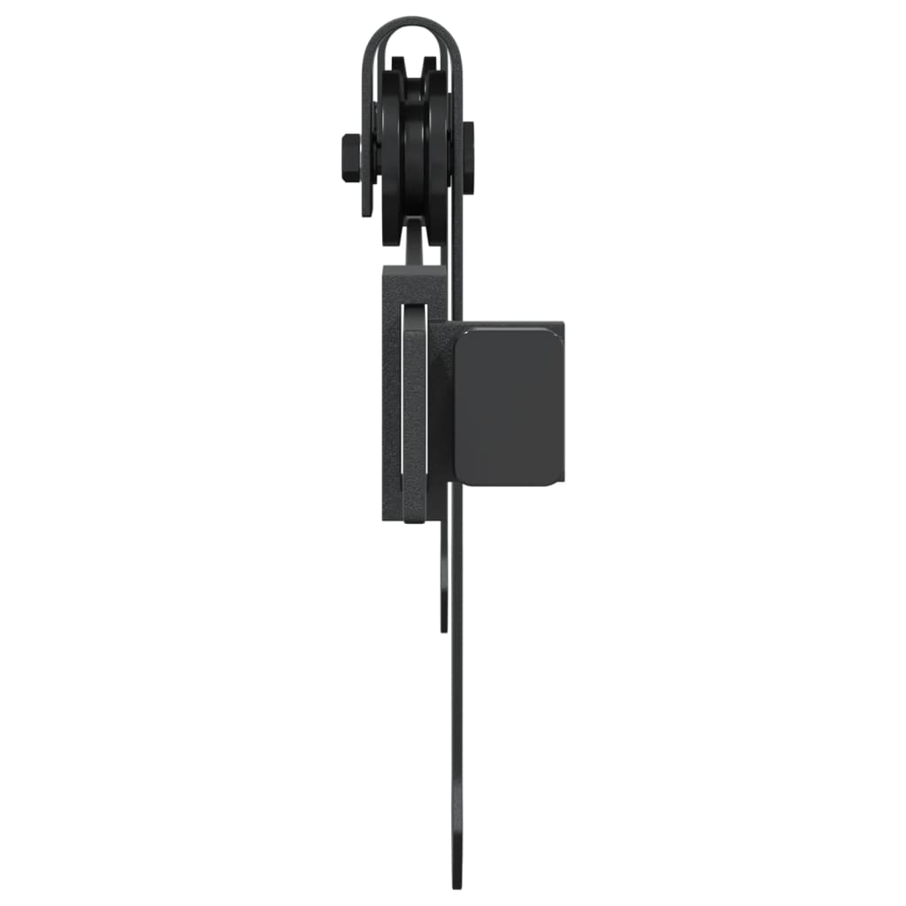 Mini Liukuovisarja Kaappiin Musta 122 Cm Hiiliteräs